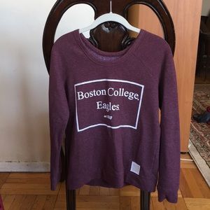 Burgundy Boston College long sleeve